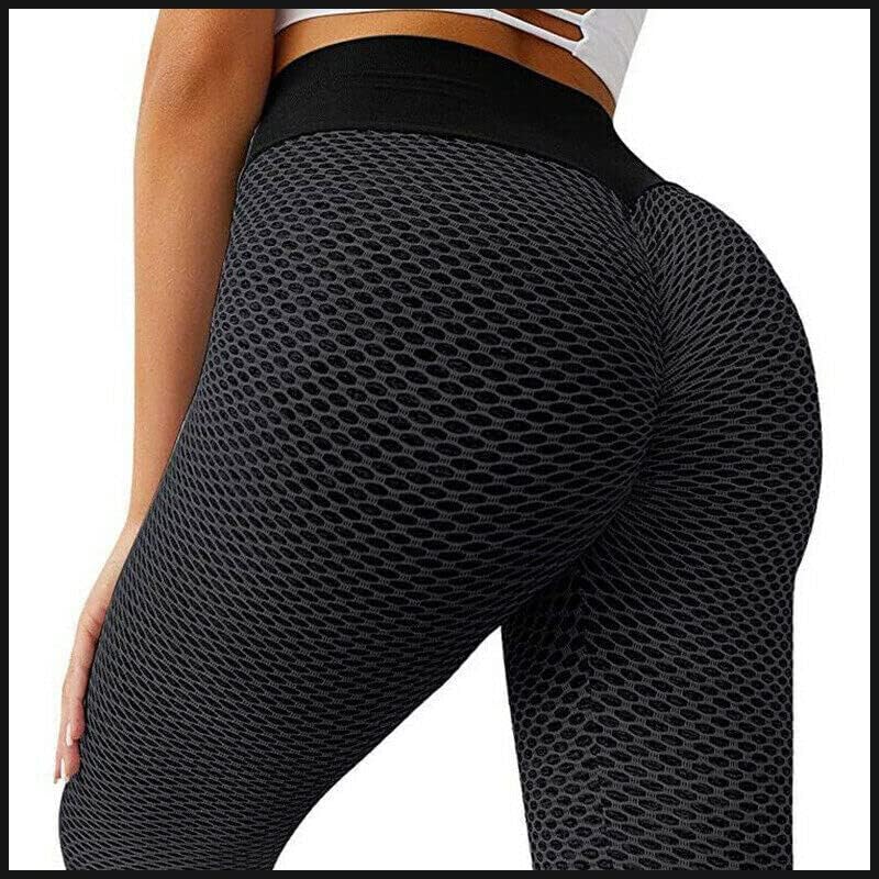 High-Waist Honeycomb Yoga Leggings